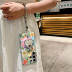 Romantic Blossom Heart Strap Case