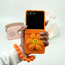 Sweet Smiley Flower Beaded Case