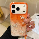 Honey Glitter Kiss Bow Aesthetic Case