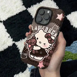 Choco Plaid Kitty - Crystal