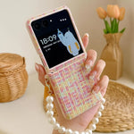 Parisian Tweed Pearl Flip Case