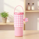 Soft Checkers Pattern Tumbler