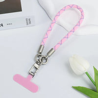 Gentle Check Pattern Wrist Lanyard