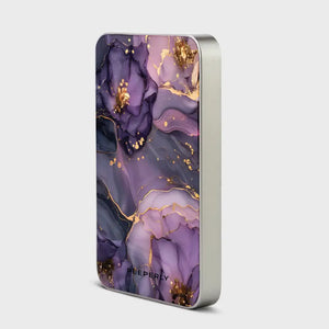 Amethyst Veins - Magnetic Power Bank