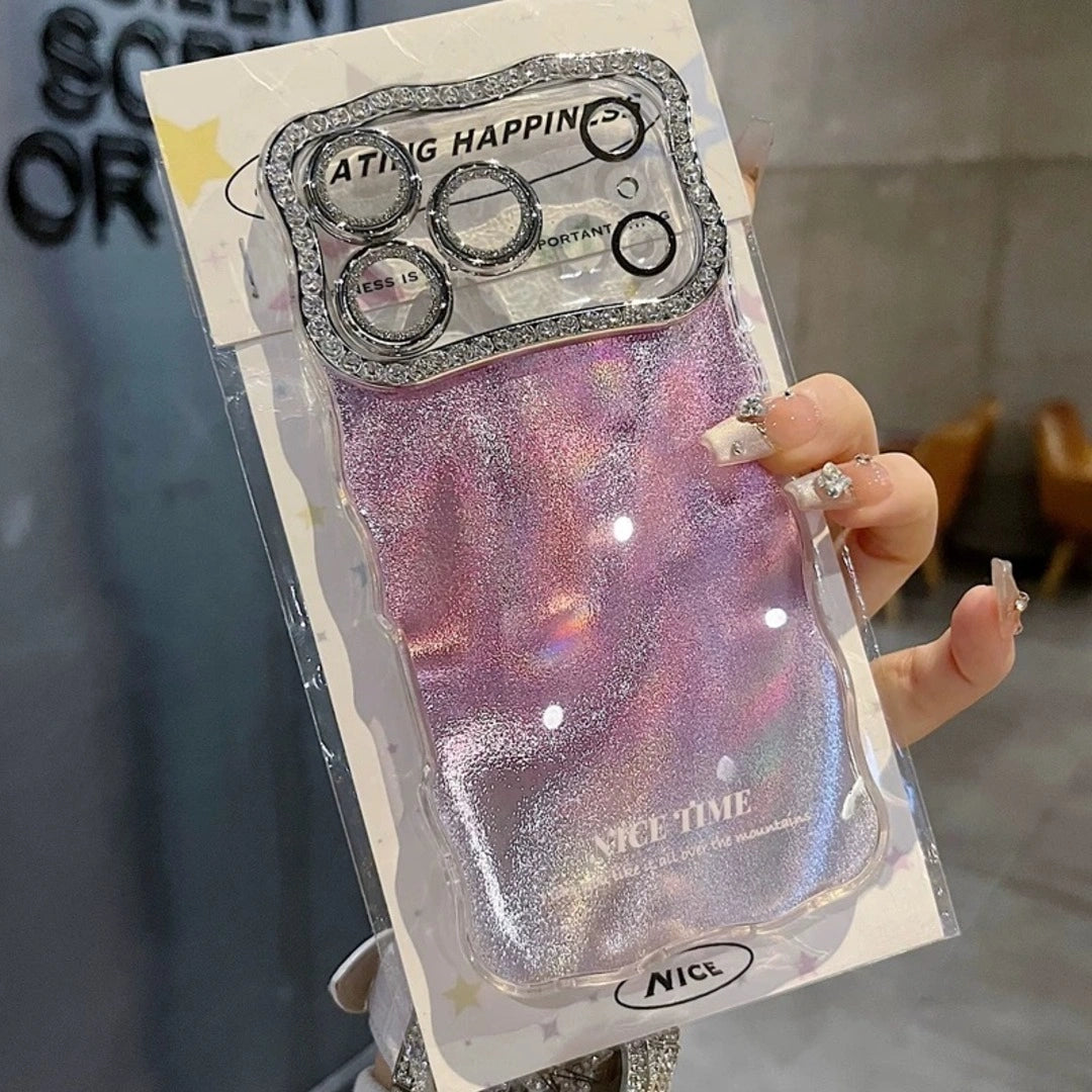 Holographic Ripple Diamond Edge Case – Peeperly