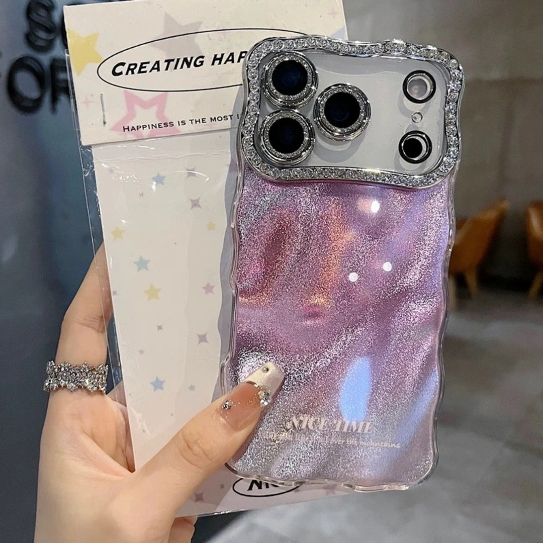 Holographic Ripple Diamond Edge Case – Peeperly