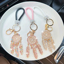 Aura Feather Sparkle Keychain