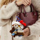 Cozy Bookworm Kitty Bag Charm