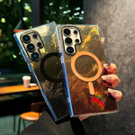 Galaxy S26 Series Aurora Prism Glow Magnetic Ring Case