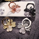 Crystal Heart Petal Phone Gripper
