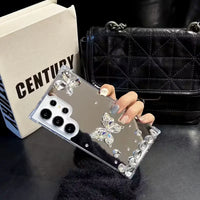 Galaxy S26 Series Royal Crystal Butterfly Shine Case