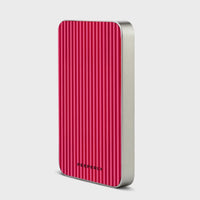 Barbiecore Stripe - Magnetic Power Bank