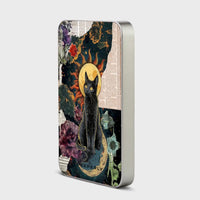 Solar Moon Cat - Magnetic Power Bank