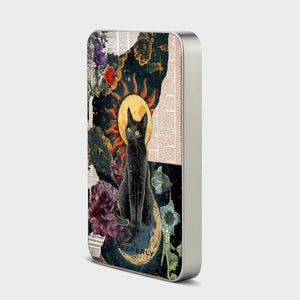 Solar Moon Cat - Magnetic Power Bank