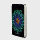 Midnight Bloom Mandala - Magnetic Power Bank