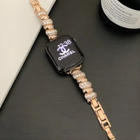 Diamond Glow Chain Link Watch Strap