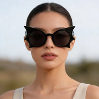 Halloween Glam Bat Wings Shape Sunglasses
