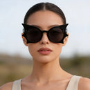 Halloween Glam Bat Wings Shape Sunglasses