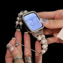 Chic Elegance Pearl Crystal Band for Apple watch