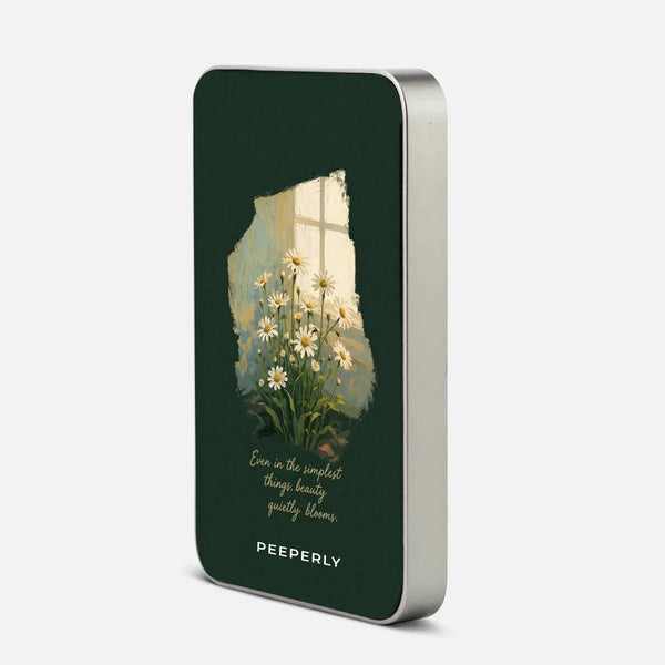 Soft Meadow Bloom - Magnetic Power Bank