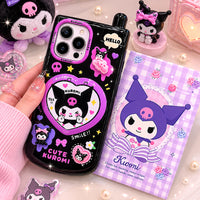 Sticker Style Kawaii Anime Character Case