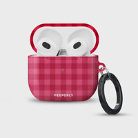 Berry Gingham - AirPods Case
