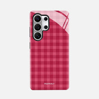 Berry Gingham - Crystal