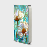 Pearlescent Daisy - Magnetic Power Bank