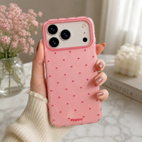 Blush Polka Dot Happy Case