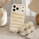 Cloud Puff Velvet Charm Case