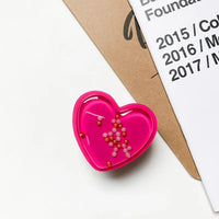 Cute Heart Pearl Phone Gripper