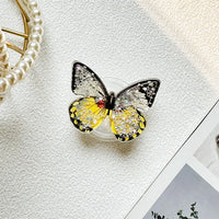Glitter Iridescent Butterfly Phone Gripper