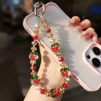 Strawberry Bloom Treasure Phone Charm