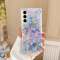 Luminous Glowing Glitter Flower Case - Samsung