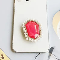 Glamorous Gem Pearl Phone Gripper