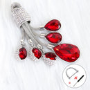 Royal Rhinestone Rosy Gem keychain