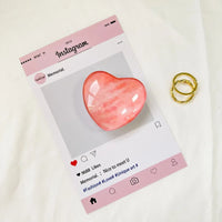 Elegant Candy Heart Phone Gripper