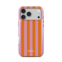 Peachy Summer Stripes - Crystal