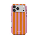 Peachy Summer Stripes - Crystal