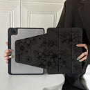 Shadow Blooms Garden iPad Case