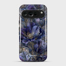 Cobalt Floral Grace - Crystal