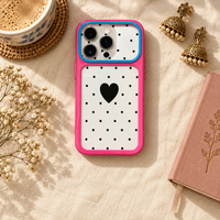 Polka Heart Charm - Candy Series