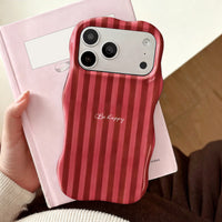 Happy Ruby Stripes - Wave Series