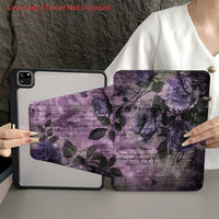 Rosewood Manuscript Florals iPad Case