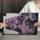 Rosewood Manuscript Florals iPad Case