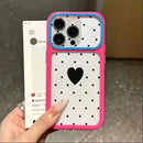 Polka Heart Charm - Candy Series