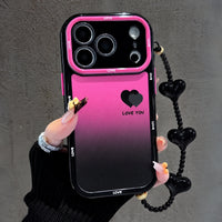 Gradient Ombre Love Heart Case