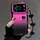 Gradient Ombre Love Heart Case