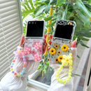 Galaxy Z Flip Series Blooming Beads Floral Fantasy Case