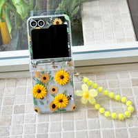 Galaxy Z Flip Series Blooming Beads Floral Fantasy Case